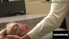 Blonde submissive UK chick, can you ride that cock hard while bound in BDSM anal action?