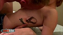 amateur blonde with small tits gets a facial cumshot after hard homemade fucking in young couple session