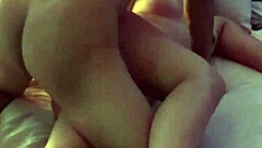 Busty mature latina milf with huge tits gets anal and pussy action while alone at home