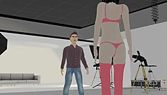 Chinese top model in red lingerie will pay her photos book