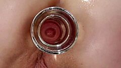 Redhead Mistress Plugs Asses To Two Babes In Fisting 3some