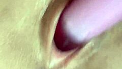 tight little pussy testing out that big dildo 😏