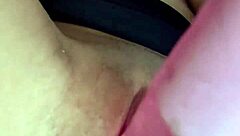 tight little pussy testing out that big dildo 😏