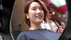 japanese babe rides cowgirl with intense emotion until cumshot in homemade amateur video