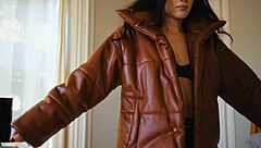 Hey, check out how she's about to cum super hard from that intense fingering.