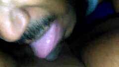 He dives deep licking and sucking ebony pussy intensely.