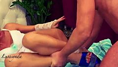 Bride fucked hard with big cock blowjob