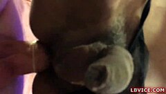 Amateur Thai ladyboy Jordan in handcuffs takes anal fucking doggystyle from behind in POV style.