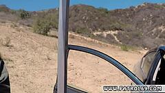 Intense Outdoor Sex With Cute Blonde Police Officer Marilyn Moore In Uniform