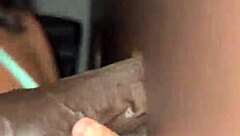 I love watching this usa couple with big ass blowjob and monster cock interracial action outdoors