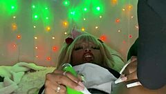 Misa In Cosplay Costume Cums Super Hard While Thrusting With Her Deathnote Toy In Intense Action