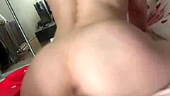 Oh Wow, Tiny Skinny Teen Whore Bounces Tight Wet Pussy On Cock In POV Riding Until Messy Cum Load Hits Her Face!