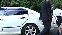 in a bustling japanese office, the petite brunette amateur smokes seductively while her hairy pussy gets intensely licked and fucked missionary until a hardcore cumshot erupts