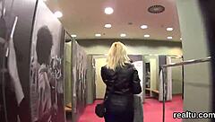 Czech Teen Seduced In Mall Strips And Fucks Hard In POV Action