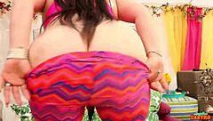 Chilling outdoors with busty milf Cristi Ann eating big clit pussy