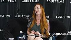 We sat down for a casual chat with adorable redhead pornstar Sophia Locke during her interview