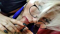 Blonde Milf In Bathroom Teases With Toys Before Passionate Group Blowjob And Fisting Compilation