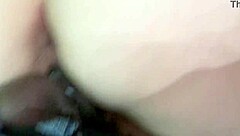 petite girl sits on man first thing in morning and makes him bust huge load inside her pussy