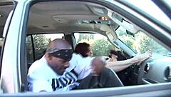 Red milf mom gets her shaved pussy and gaping asshole fucked hard in stockings and heels, with intense anal fingering and deepthroat blowjob