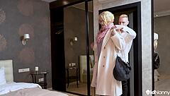 Seductive Granny in Glasses Delivers Passionate Oral Pleasure