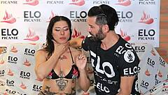 shaketi babe appears in the preview of the spicy room during colombian casting interview