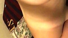 Petite babe with small tits takes huge cock in anal pov sex