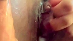 Why resist this tattooed hottie's natural tits and oral masturbation tease