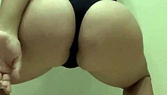 Oh man, check out this sexy latina's hot solo dance moves.