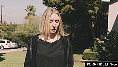 Raw Hot blonde riley reyes ass fucked hard with creampie