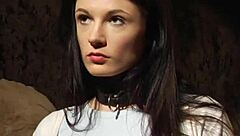 lesbian slave penetrated doggystyle by madame with massive black strapon