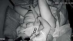 Blonde and Brunette Girlfriends Share Huge Cock in Homemade Toy Play