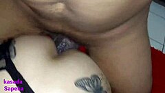 Before giving up my tight ass, I deliver an intriguing blowjob and creampie finish