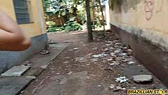 Blonde Teen Loses Virginity Outdoors