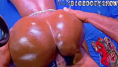 Ebony horny dex enjoys intense big cock fuck with lover