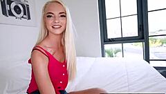 Blonde Teen 18+ Sucks Older Man
