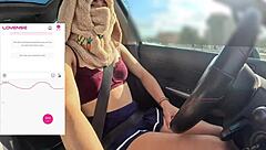 a fan's controlling my vibrator remotely while my friend films me driving