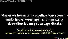 Brazilian teen gets anal from huge cock in taboo scene