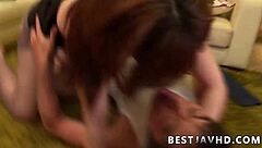 Sultry asian milf with fat jugs soaks youthful dick in hot jav scene 😈🍆