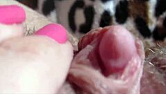 I feel my big clit pulsing in this intense orgasm closeup