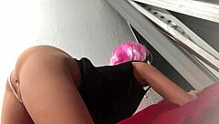 Hey, you're my helpless sex toy trapped outdoors for fun