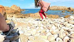 hey, why not lick every drop of cum off sugardaddies cock after our secret beach hike?