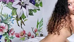 Beautiful Naughty Young 18+ Girl Contrasts Pillow Rubbing with Sensual Pussy Masturbation