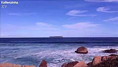 Stunning naturist beach scenes from beautiful Brazilian spot