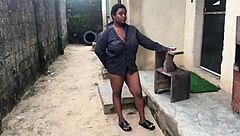 she tried outdoor sex with her curvy oiled body but everything went wrong in the fat babe encounter