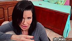 Strokies Horny Teacher Veronica Avluv Shows Handjob Tricks To Student Liv Revamped