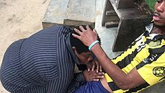 she tried outdoor sex with her curvy oiled body but everything went wrong in the fat babe encounter