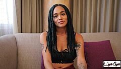 Bdsm training for Julie Kay means getting her trimmed cunt rammed hard by King Noire!