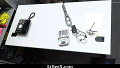 Oh man, I thought this shoplifter teen 18+ was innocent, but she confessed fast after getting caught.