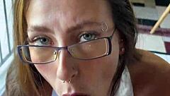 Why did shy student beg cousin for homework help and end up with creamy reward?