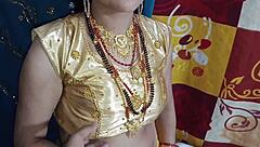 Indian Model Bhabhi Engages In Dirty Talk And Anal Creampie With Passionate Blowjob In Bedroom